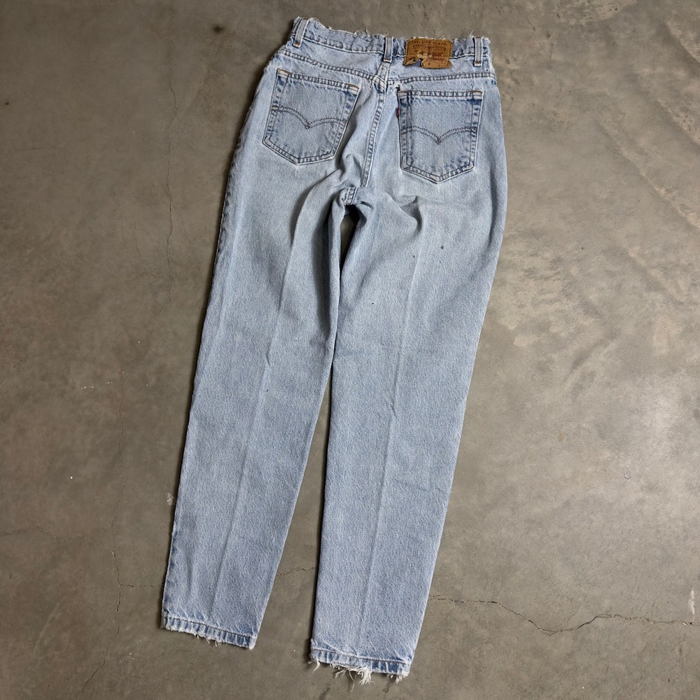 Vintage Levis 512 Jeans Womens 9 Light Blue Baggy 90s USA
